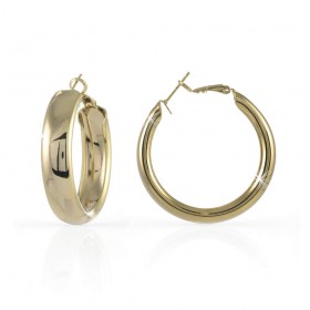 Orecchini Bronzo Giallo Cerchi Unoaerre EXO340/99