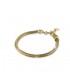 Bracciale Bronzo Giallo Tubolare Unoaerre EXB4204