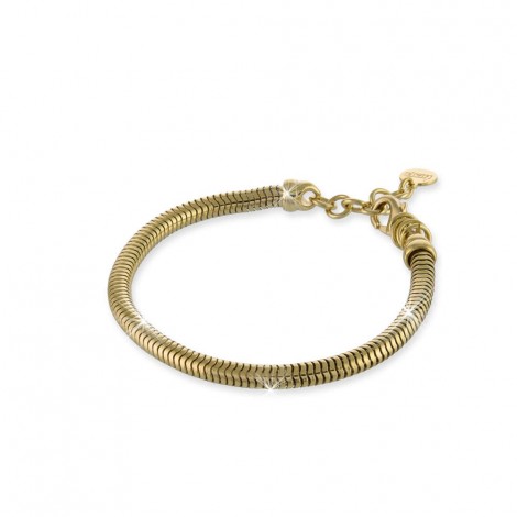 Bracciale Bronzo Giallo Tubolare Unoaerre EXB4204