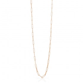Catena Lunga Bronzo Rosa Ovali Sottili Unoaerre EXH487/4