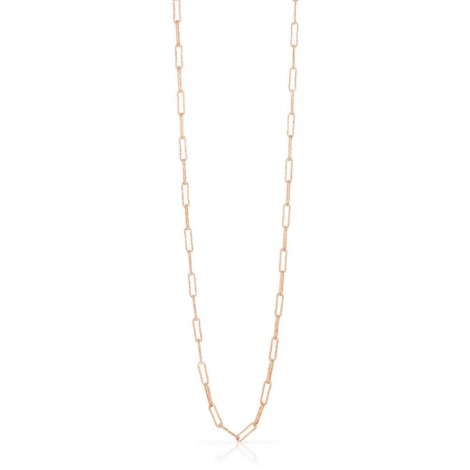 Catena Lunga Bronzo Rosa Ovali Sottili Unoaerre EXH487/4