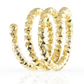 Anello Spirale Giallo Bronzo Unoaerre EXO417/1