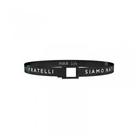Bracciale Kidult Siamo Nati Soli Black 731793L