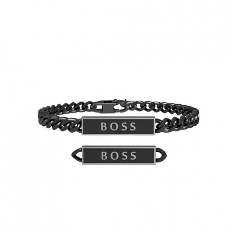 Bracciale Kidult Nero Boss 731799