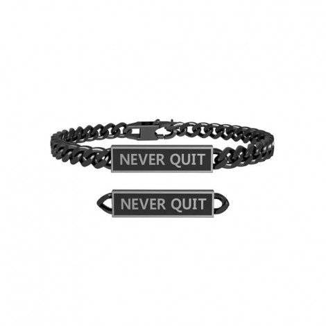 Bracciale Kidult Never Quit Nero 731804