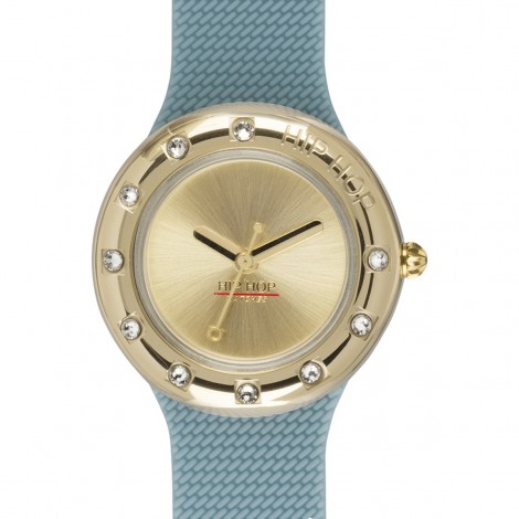 Orologio Donna Hip Hop Metal Light Blue HWU0911