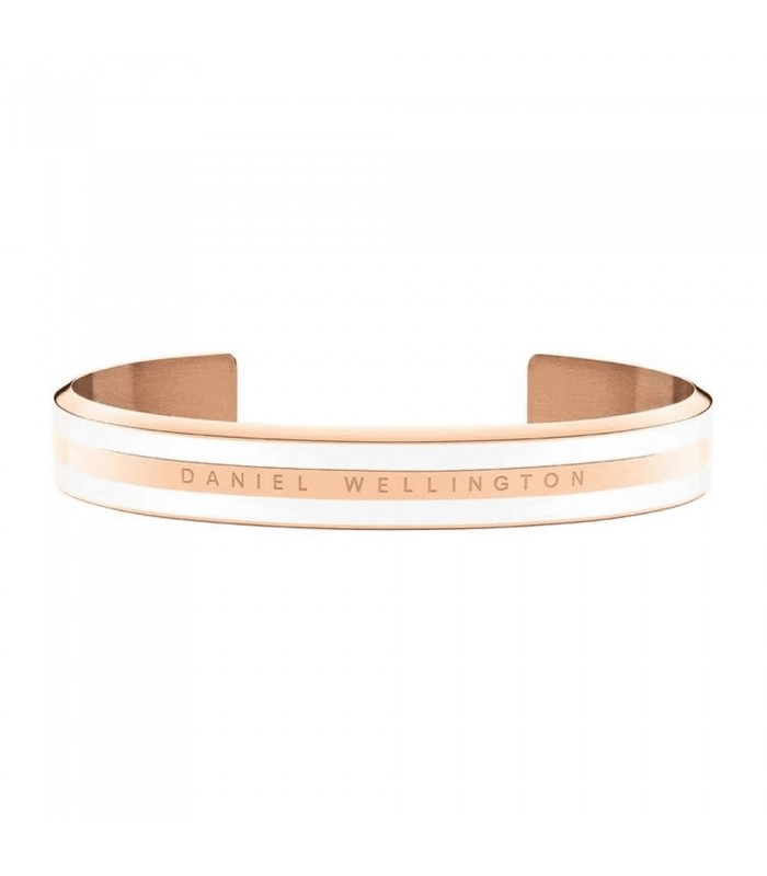 Bracciale Donna Daniel Wellington Classic Satin Bianco/Rose Mis.M DW00400005 Bracciale Donna Daniel Wellington Classic Satin Bianco/Rose Mis.M DW00400005