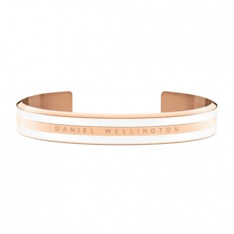 Bracciale Donna Daniel Wellington Classic Satin Bianco/Rose Mis.M DW00400005