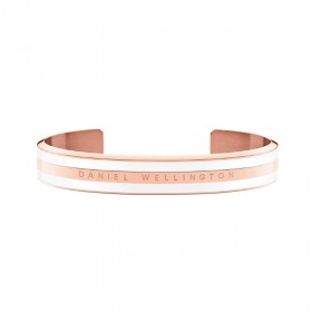Bracciale Donna Daniel Wellington Classic Satin Bianco/Rose Mis.S DW00400007