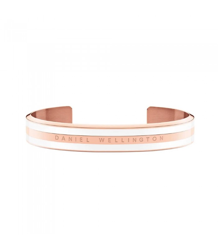 Bracciale Donna Daniel Wellington Classic Satin Bianco/Rose Mis.S DW00400007 Bracciale Donna Daniel Wellington Classic Satin Bianco/Rose Mis.S DW00400007