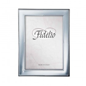 Cornice Argento con Bordi Lavorati 13x18 cm