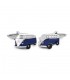 Gemelli Camicia Modello Furgoncino VW Blu F161-01