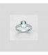 Anello Donna Miluna Le Gemme diamanti e acquamarina LID3371