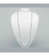 Collana Miluna Argento Ematite 6 Perle Barocche PCL5662