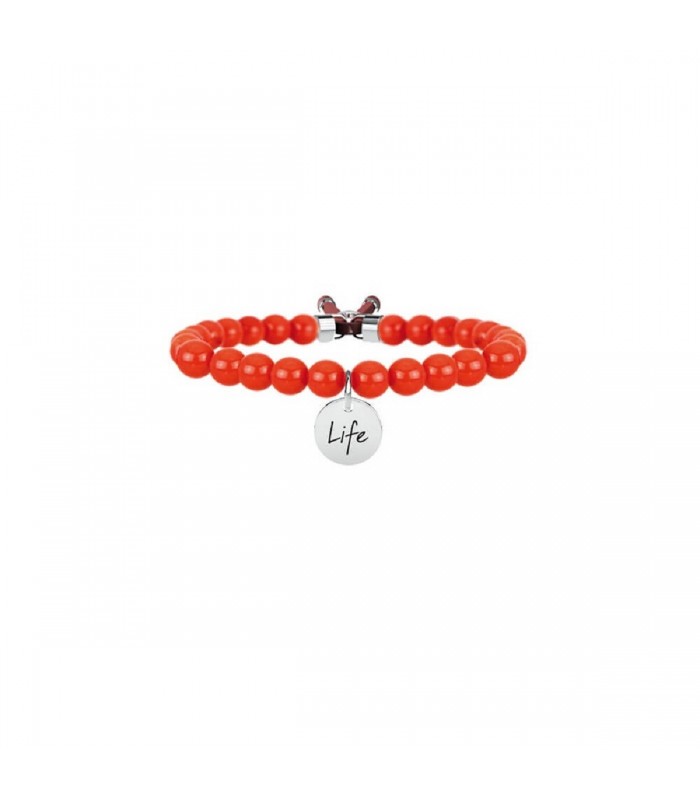 Bracciale Donna Kidult Symbols Rosso Corallo 231538 Bracciale Donna Kidult Symbols Rosso Corallo 231538