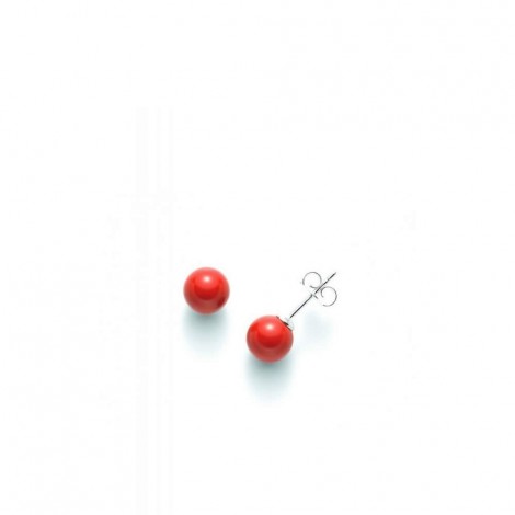 Jewelrywe – Orecchini A Lobo Rotondi 7mm In Acciaio Inossidabile Con Vetro – Unisex – Colore Argento (Con Borsa Regalo)