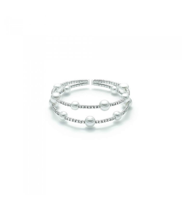 Bracciale Donna 2 Fili con Perle Kiara BR726B Bracciale Donna 2 Fili con Perle Kiara BR726B