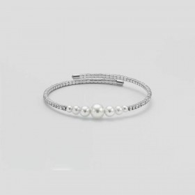 Bracciale Donna Kiara con Pietre e Perle KBRD1538B