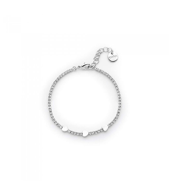 Bracciale Donna Morbido Cuori Kiara Design KBRD1549B Bracciale Donna Morbido Cuori Kiara Design KBRD1549B