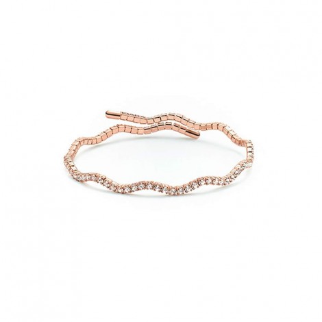 Bracciale Donna Rosato Motivo Onda Kiara Basik KBRD1447R