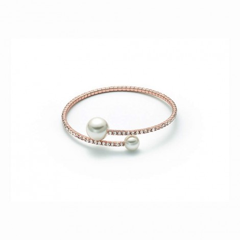 Bracciale Donna Rosato con 2 Perle Kiara BR689R