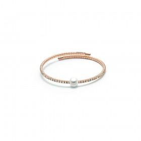 Bracciale Donna Kiara Rosato con Pietre e Perla KBRD1437R
