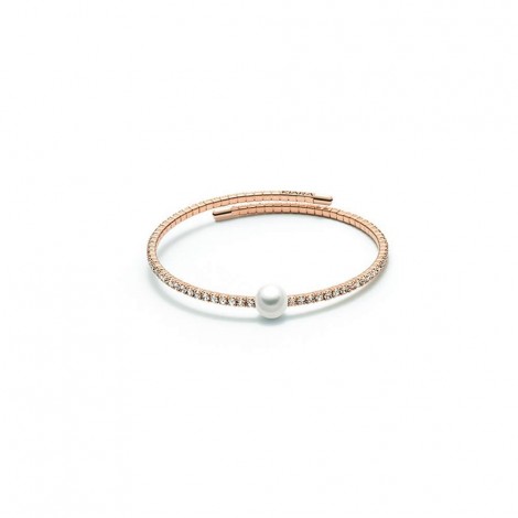 Bracciale Donna Kiara Rosato con Pietre e Perla KBRD1437R