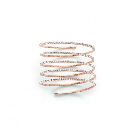 Bracciale Donna Rosato 5 giri Kiara KBRD1452R