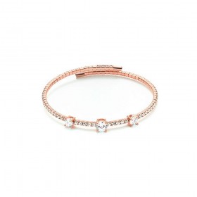 Bracciale Donna Rosato con Punti Luce Kiara Basik KBRD1462R