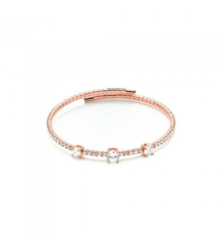 Bracciale Donna Rosato con Punti Luce Kiara Basik KBRD1462R Bracciale Donna Rosato con Punti Luce Kiara Basik KBRD1462R