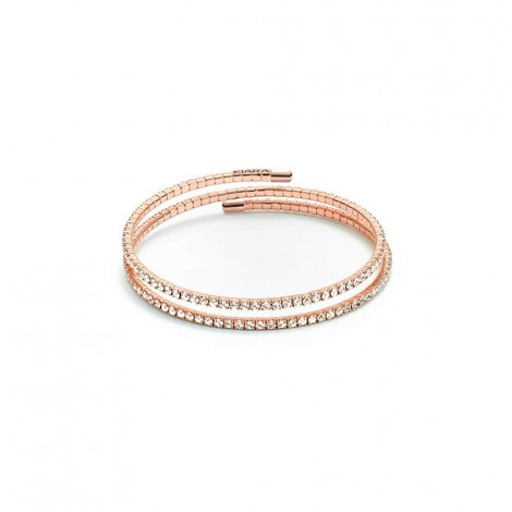 Bracciale Donna Rosato 2 giri di Tennis Kiara Basik KBRD1436R