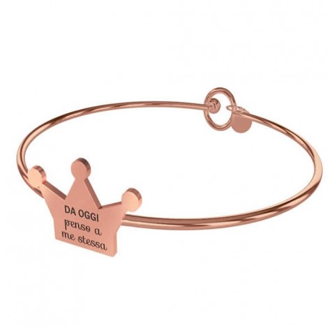 10 Buoni Propositi Bracciale Donna Skin Rose Corona - B5452/RO