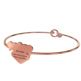 10 Buoni Propositi Bracciale Donna Skin Rose Sorelle - B5457/RO