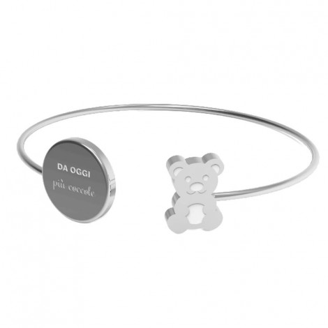 10 Buoni Propositi Bracciale Silver/ Da Oggi più Coccole - B5476