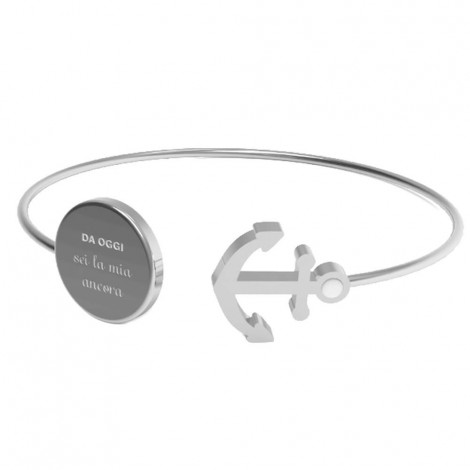 10 Buoni Propositi Bracciale Silver/ Da Oggi sei la mia Ancora - B5475