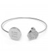 10 Buoni Propositi Bracciale Silver/ Da Oggi Ti porto Fortuna - B5478