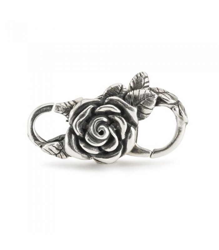 Trollbeads Collana Donna Con Ciondolo Pavone In Argento - Lunga 100 Cm - Gioiello Originale Con Perla Blu - TAGFA-00060