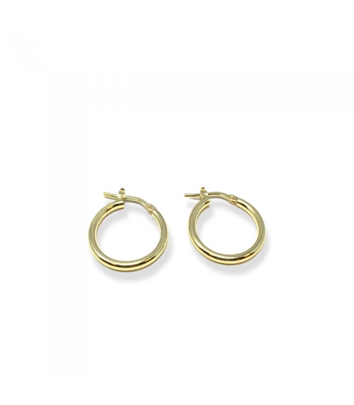 Orecchini a Cerchio 1,5cm Donna Raggi Argento 925 Dorato RA/005011 Orecchini a Cerchio 1,5cm Donna Raggi Argento 925 Dorato RA/005011