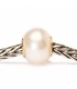 Charm Trollbeads Perla e Oro TAGBE-00086