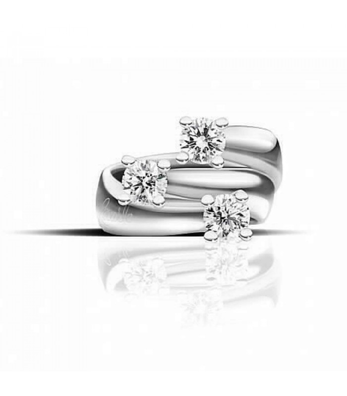 Anello Donna Re Carlo Trileternity 0,40 ct R02TY677 Anello Donna Re Carlo Trileternity 0,40 ct R02TY677