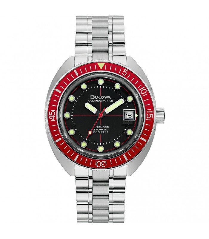 Orologio Uomo Bulova Oceangrapher Rosso 96B343 Orologio Uomo Bulova Oceangrapher Rosso 96B343