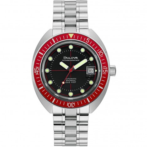 Orologio Uomo Bulova Oceangrapher Rosso 96B343