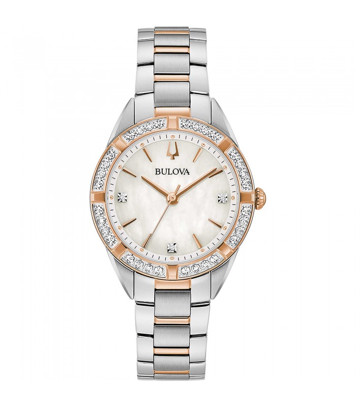 Orologio Donna Bulova Diamonds Rose 98R281 Orologio Donna Bulova Diamonds Rose 98R281