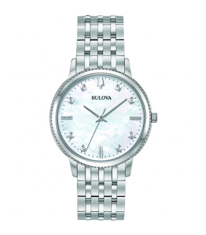 Orologio Donna Bulova Solo Tempo Classic 96P207 Orologio Donna Bulova Solo Tempo Classic 96P207