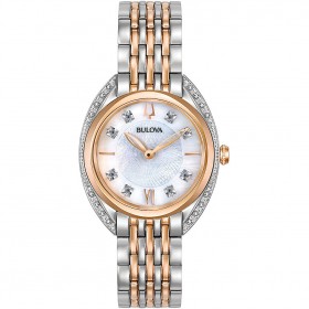 Orologio Donna Bulova Diamonds Acc/Rose 98R270
