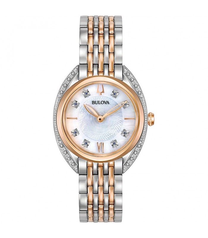 Orologio Donna Bulova Diamonds Acc/Rose 98R270 Orologio Donna Bulova Diamonds Acc/Rose 98R270