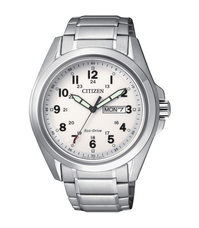 Orologio Uomo Citizen Bianco Eco-Drive AW0050-58A Orologio Uomo Citizen Bianco Eco-Drive AW0050-58A