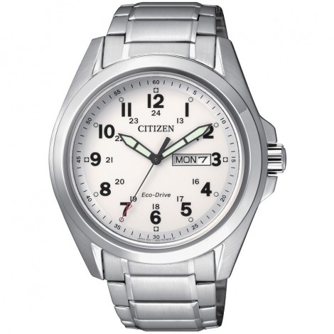 Orologio Uomo Citizen Bianco Eco-Drive AW0050-58A