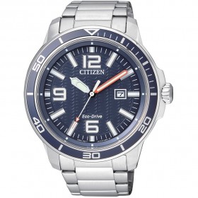 Orologio Uomo Citizen Blu Eco-Drive AW1520-51L