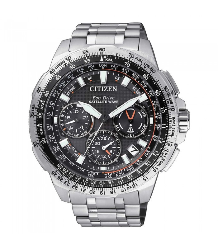 Orologio Uomo Citizen Satellite Wave GPS Promaster Silver CC9020-54E Orologio Uomo Citizen Satellite Wave GPS Promaster Silver CC9020-54E